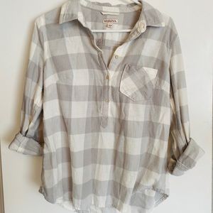 Plaid grey tunic